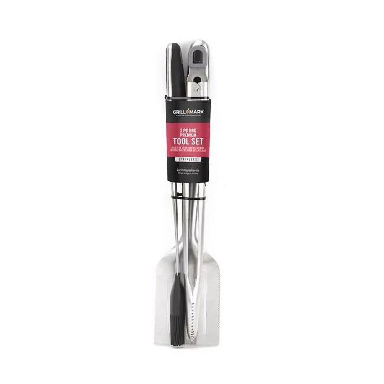 Grill Mark 8083987 Stainless Steel Black & Silver Grill Tool Set, 3 Piece