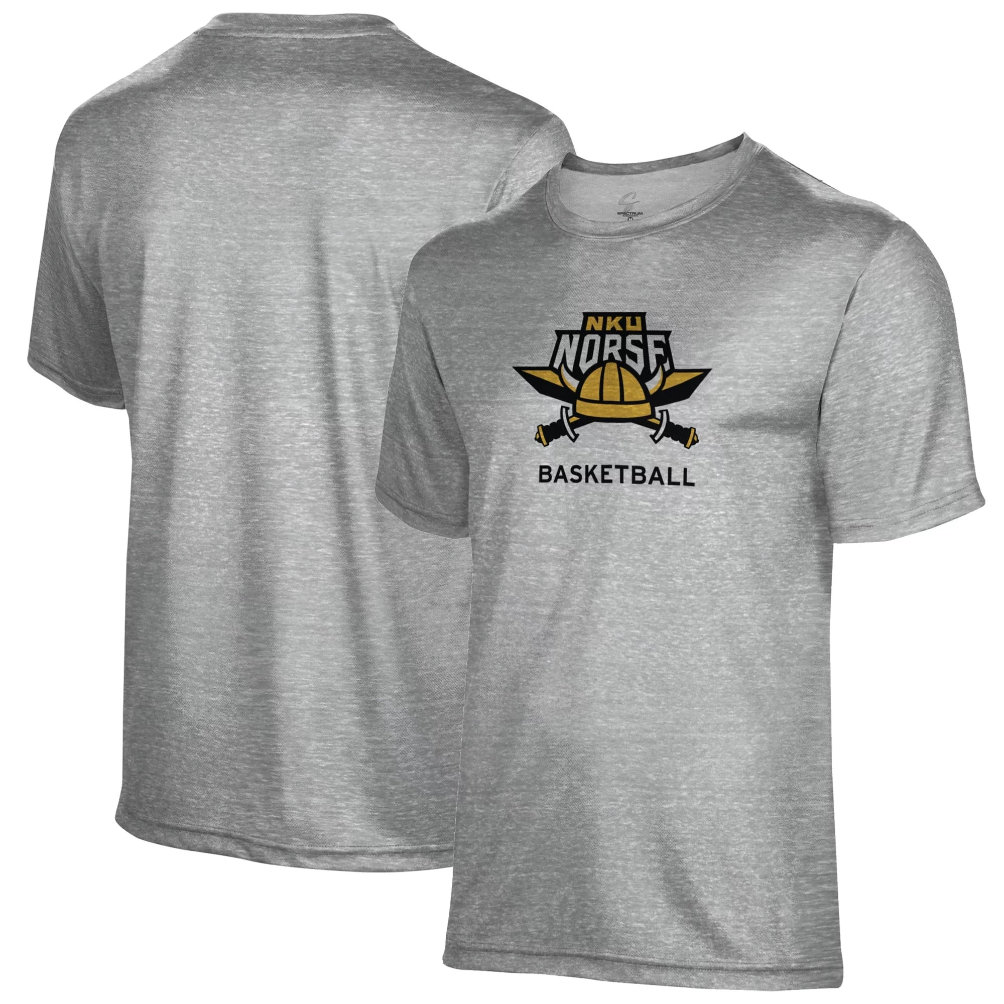 Men's Gray Northern Kentucky University Norse Basketball Name Drop T-Shirt