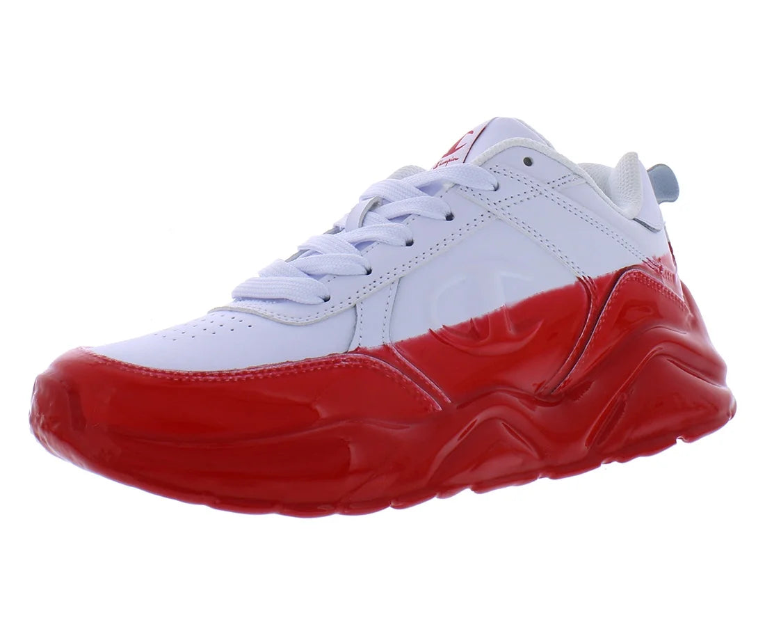 Champion 9318 Dip Womens Shoes Size 9, Color: White/Scarlet