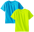 Kanu Surf Boys' Rash Guard - 2 Pack UPF 50+ Quick Dry Short Sleeve Swim Shirt (3T-16)