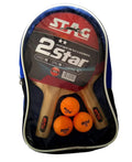 Stag 2 Star Table Tennis Kit  Beginner-Intermediate Series T.T Racquet