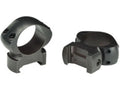 Weaver 30mm Grand Slam Solid Steel Top Scope Mount Rings, High, Matte Black - 49309
