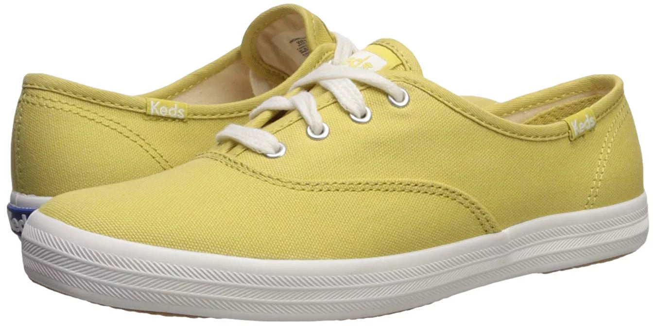 Keds Women's Champion Seasonal Solid Sneaker, Chartreuse