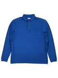 Grand Slam Mens Galaxy Blue Performance Stretch 360 Long Sleeve Polo Shirt L