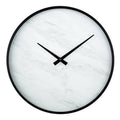 14 Modern Faux Marble Metal Framed Quartz Analog Wall Clock