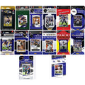 NFL Baltimore Ravens 14 Different Licensed Trading Card Team Sets