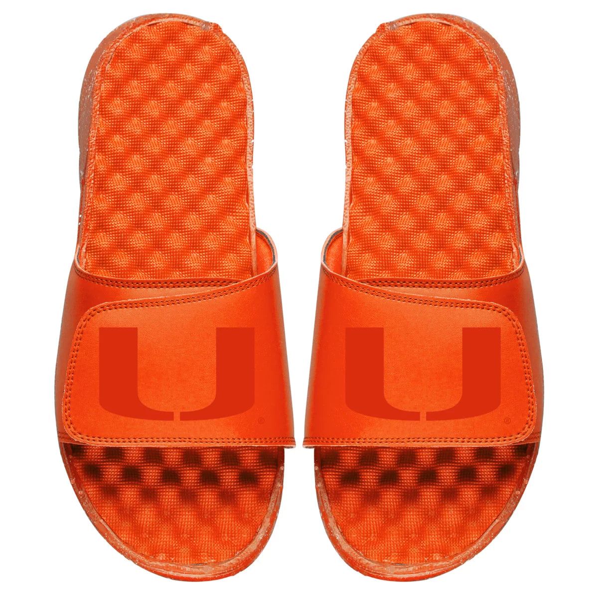 Youth ISlide Orange Miami Hurricanes Tonal Slide Sandals
