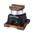 LOVIVER Japanese Rice Pot Cooking Pot Non Stick Multipurpose Set with Wooden Lid and Tray for Backpacking Camping Travel Party small