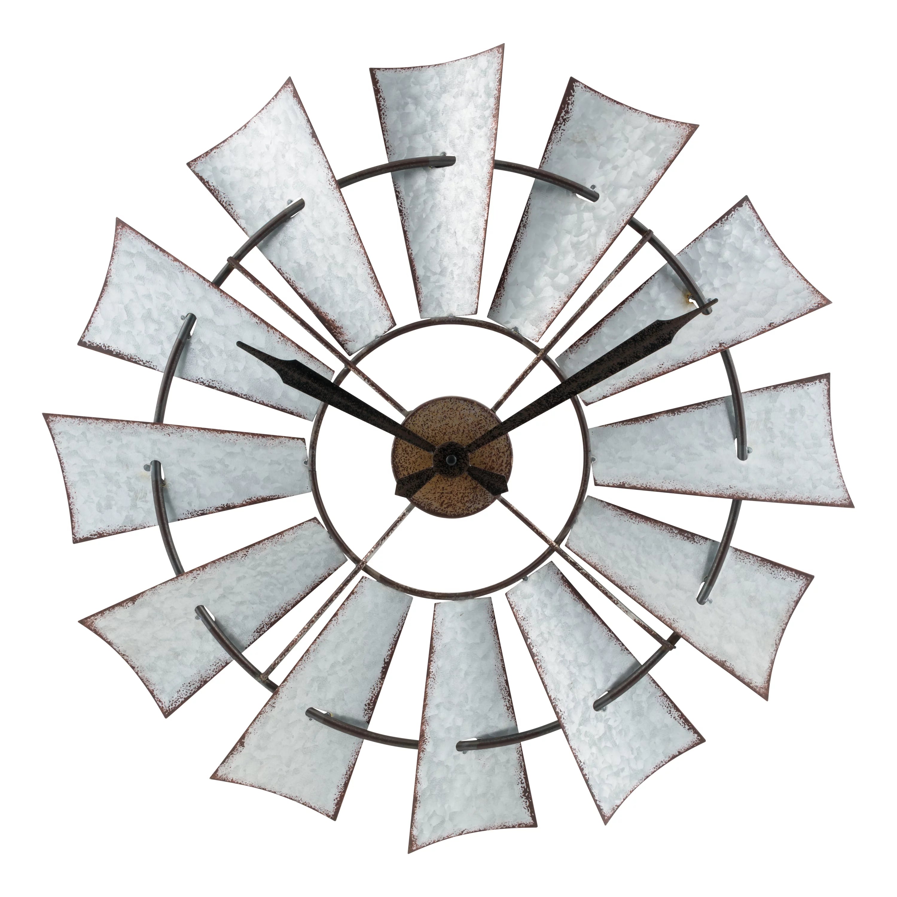 La Crosse Technology 22 x 1.81 Brown Analog Asymmetrical Traditional Wall Clock, 404-3956