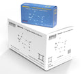 Gemini - 5 Mils Disposable Gloves ¨C Blue Nitrile Vinyl Blend Glove, Latex Free - 1000 PCS M