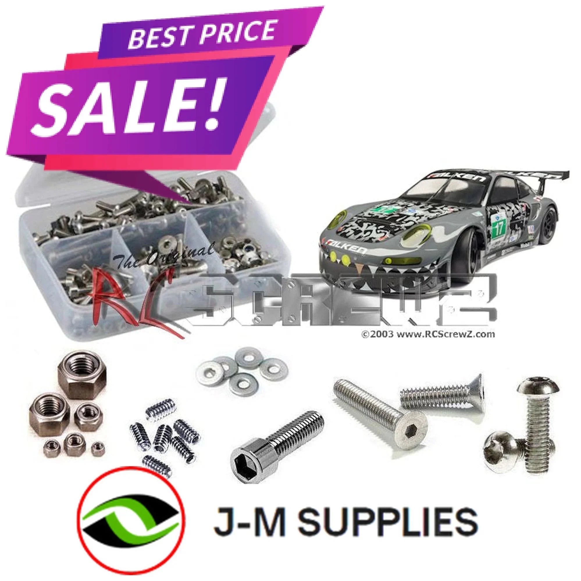 RCScrewZ Stainless Steel Screw Kit hpi084 for HPI Racing RS4 Sport 3 Flux 114350 RC Car Complete Set