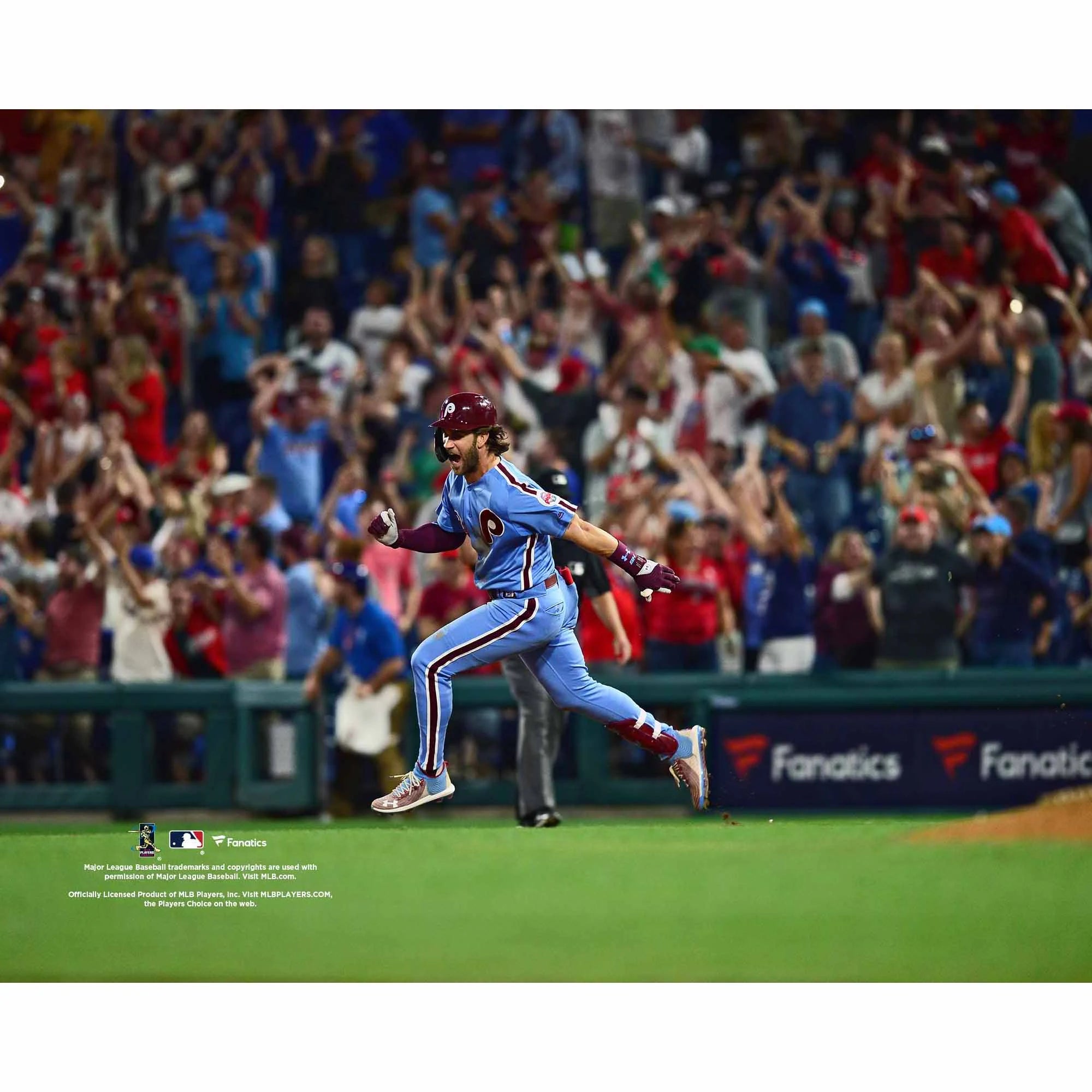Bryce Harper Philadelphia Phillies Unsigned Walk Off Grand Slam Photograph