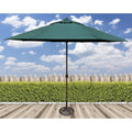 Tropishade  11' Aluminum patio umbrella with Green Olefin Canopy
