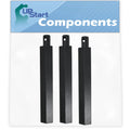 3-Pack BBQ Gas Grill Tube Burner Replacement Parts for Nex 720-0163 - Compatible Barbeque 16 Cast Iron Pipe Burners