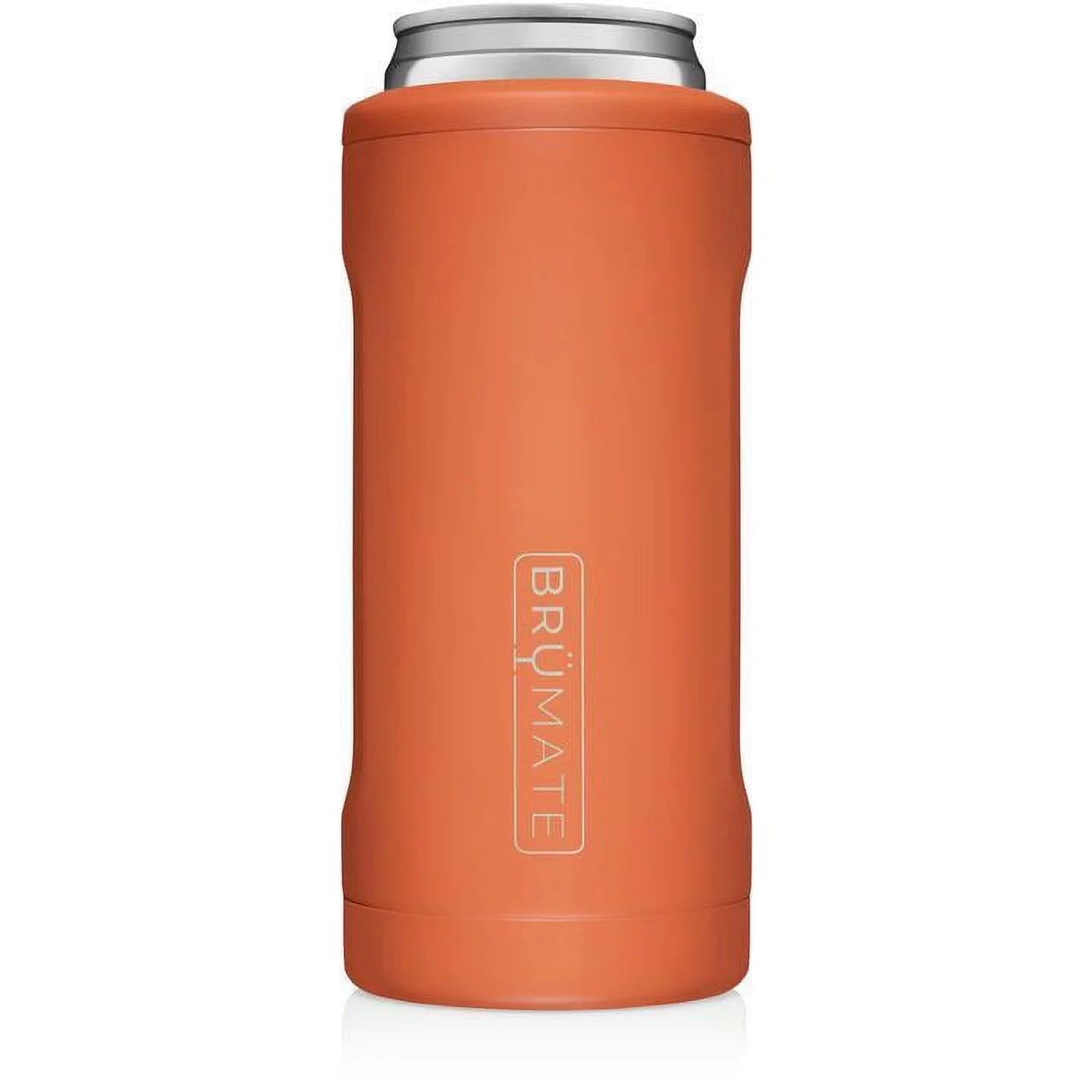 BruMate Hopsulator Slim 12 oz Slim Matte Clay BPA Free Vacuum Insulated Tumbler