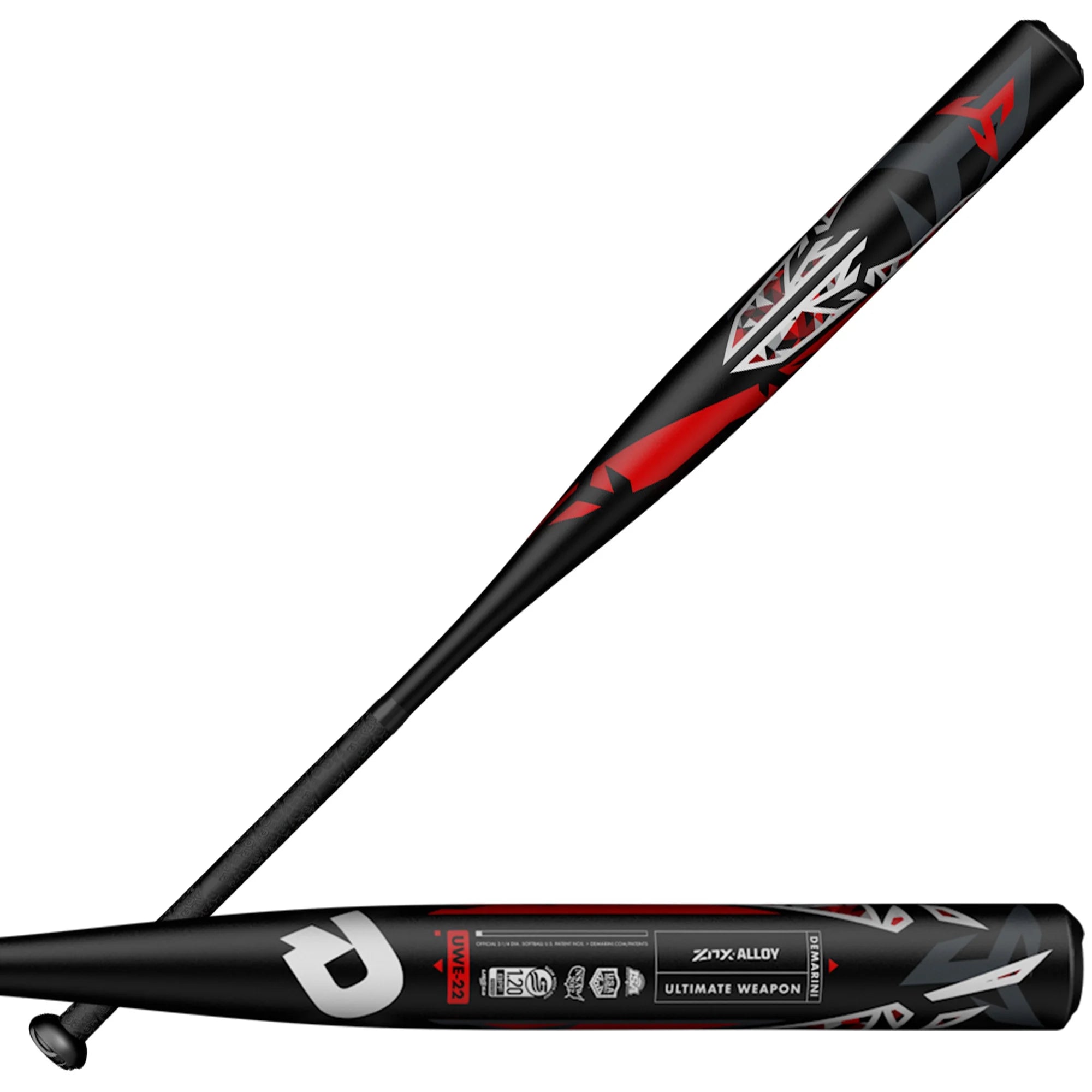 DeMarini 2022 Ultimate Weapon Slow-pitch Softball Bat - 34 In./30