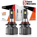 For Toyota Corolla 2001-2018 9005 High Beam LED Headlight Bulbs, 9005/HB3 LED Bulbs 6000K White 12000LM 600% Brighter