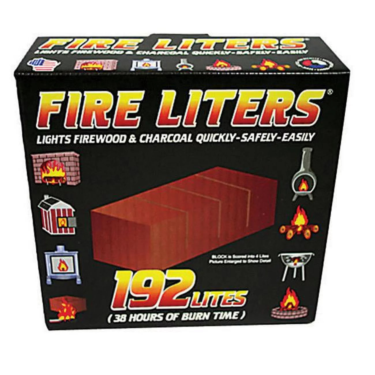 Fire Liters Fire Log Lighter - Pack of 192