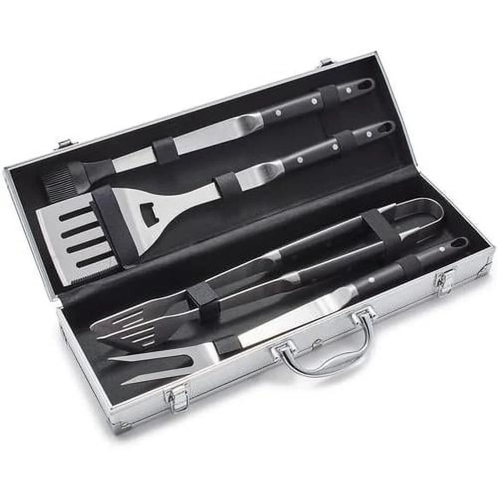 BBQ Tool Set, Silver