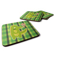 Carolines Treasures BB6741FC Alligator Love Foam Coasters - Set of 4 -