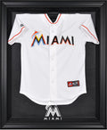 Miami Marlins Black Framed Logo Jersey Display Case