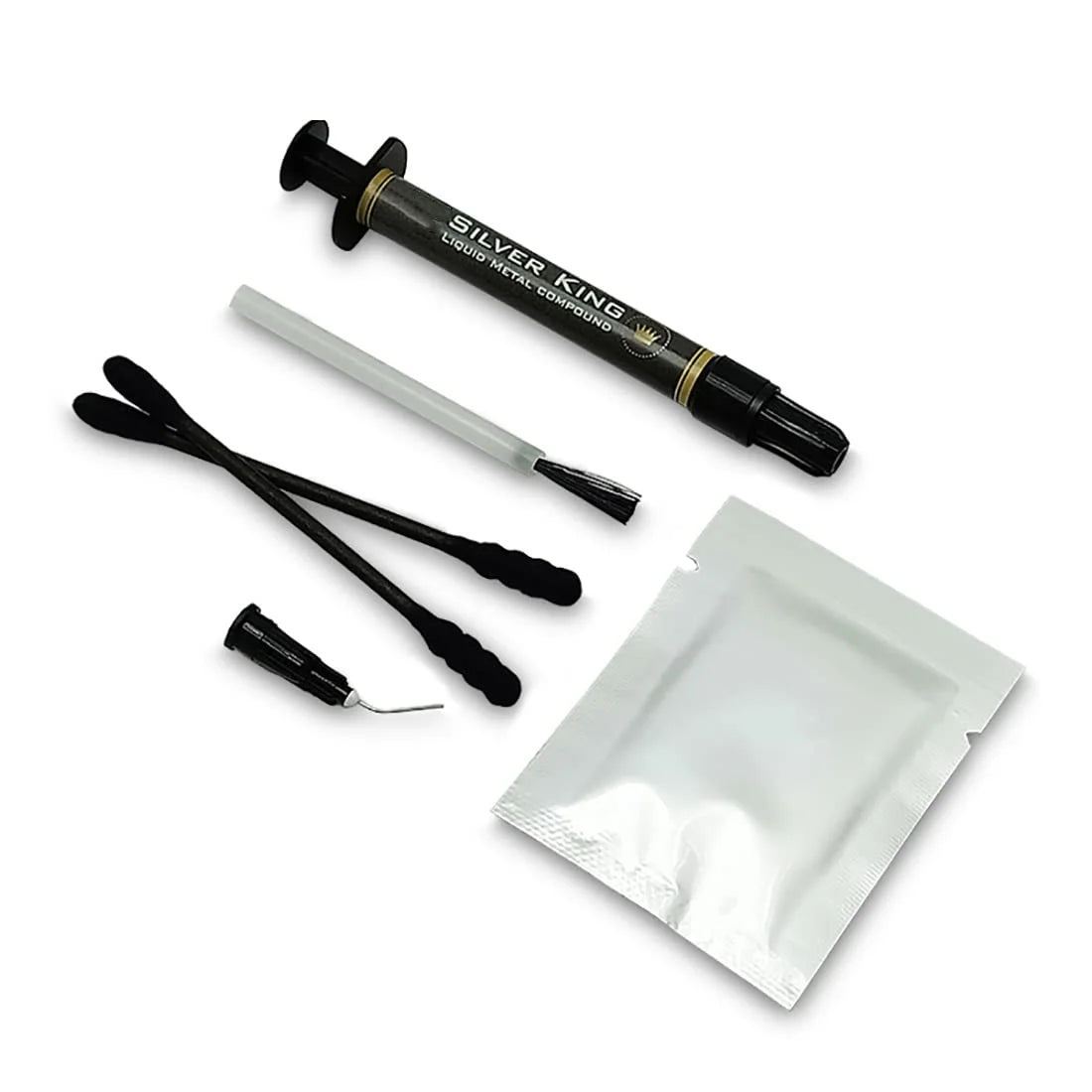 Liquid Metal Thermal Paste, 79 W/mK High Performance, Silver King Heatsink Paste for All CPU Coolers, 1 Grams