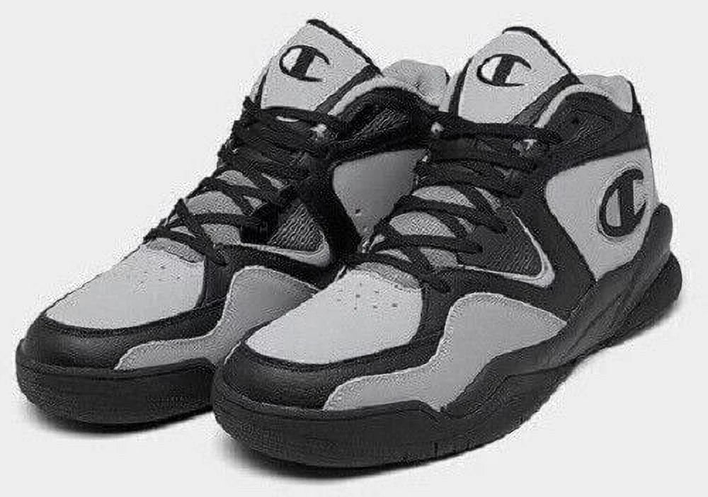 CHAMPION ZONE US1 MID LACE-UP SNEAKERS MEN SHOES BLACK/CONCRETE SIZE 10.5 NEW