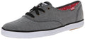 Keds Women's Champion Chambray Fashion Sneaker, Black, 5 M US