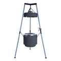 Burch Barrel 18 inch Charcoal/Wood Pellet Grill and Smoker Black