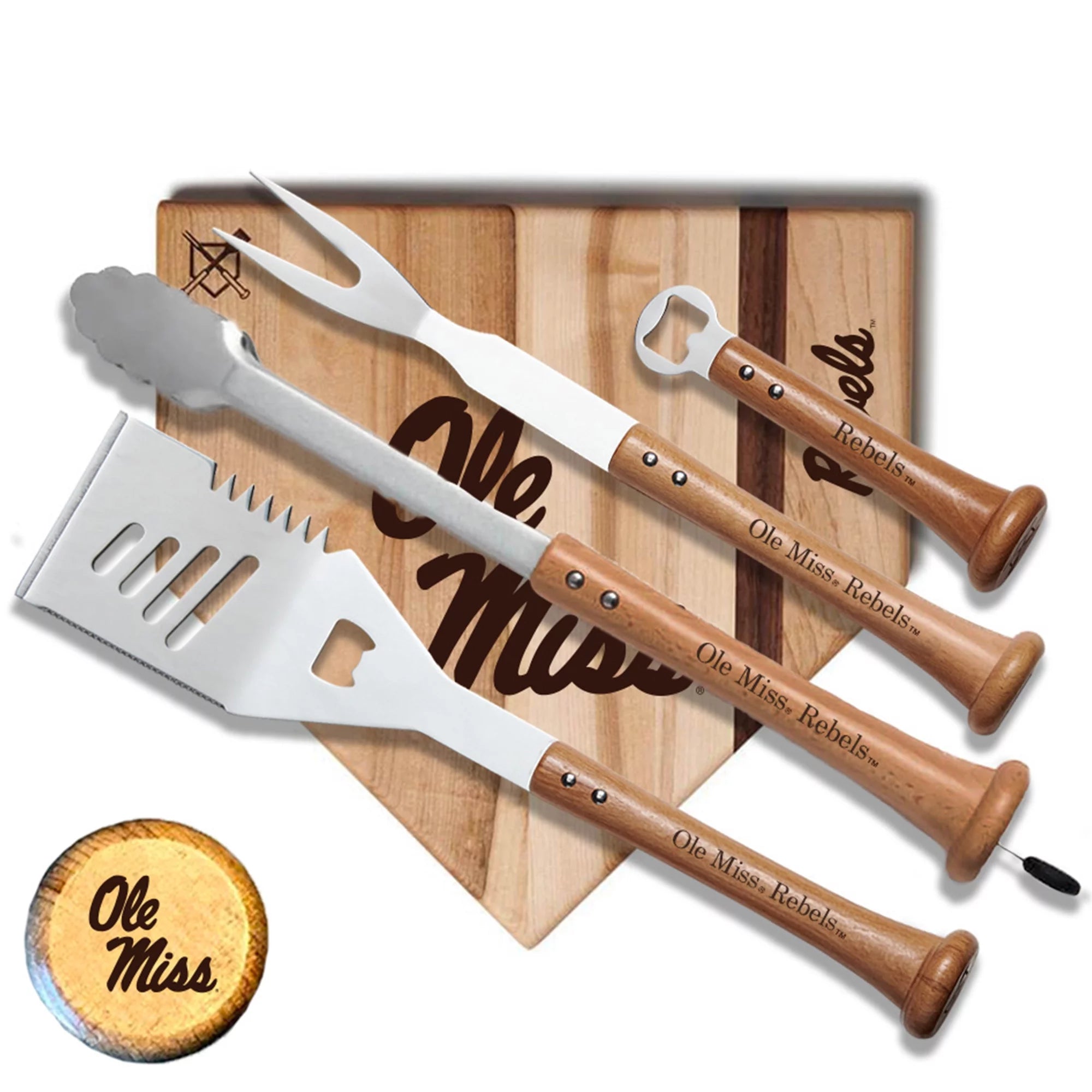 Baseball BBQ  Ole Miss Rebels 12 Grand Slam Combo Set