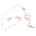 Retractable Earphones for Samsung Galaxy Tab S6 Lite 10.4 (2022) - Wired Headphones Handsfree Mic Headset 3.5mm for Galaxy Tab S6 Lite 10.4 (2022)