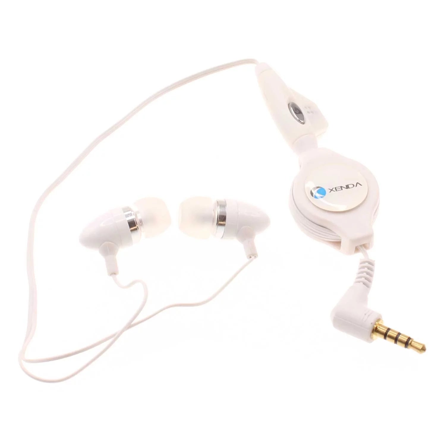 Retractable Earphones for Samsung Galaxy Tab S6 Lite 10.4 (2022) - Wired Headphones Handsfree Mic Headset 3.5mm for Galaxy Tab S6 Lite 10.4 (2022)