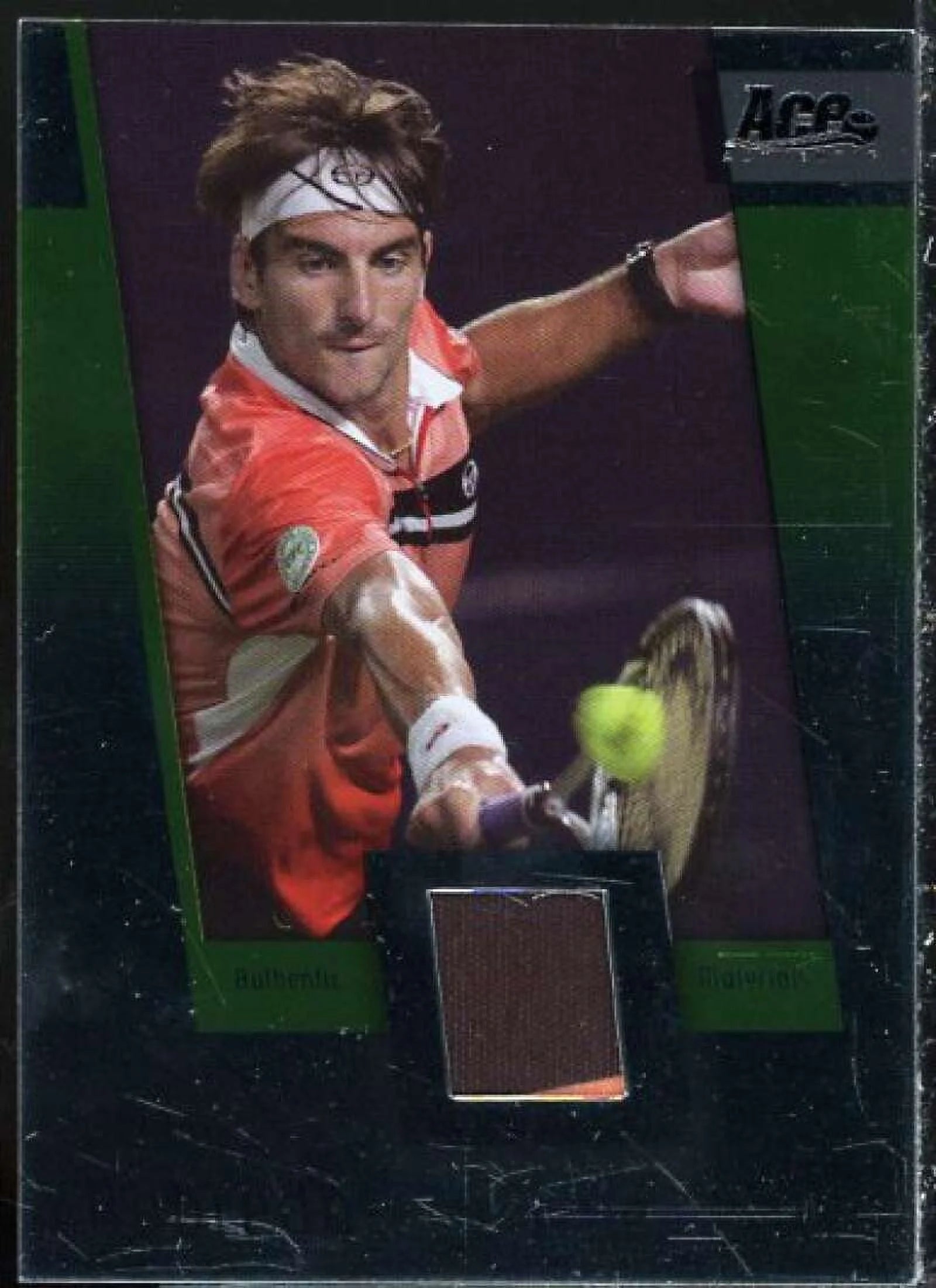 Tommy Robredo Card 2008 Ace Authentic Grand Slam Jerseys Bronze #JC6