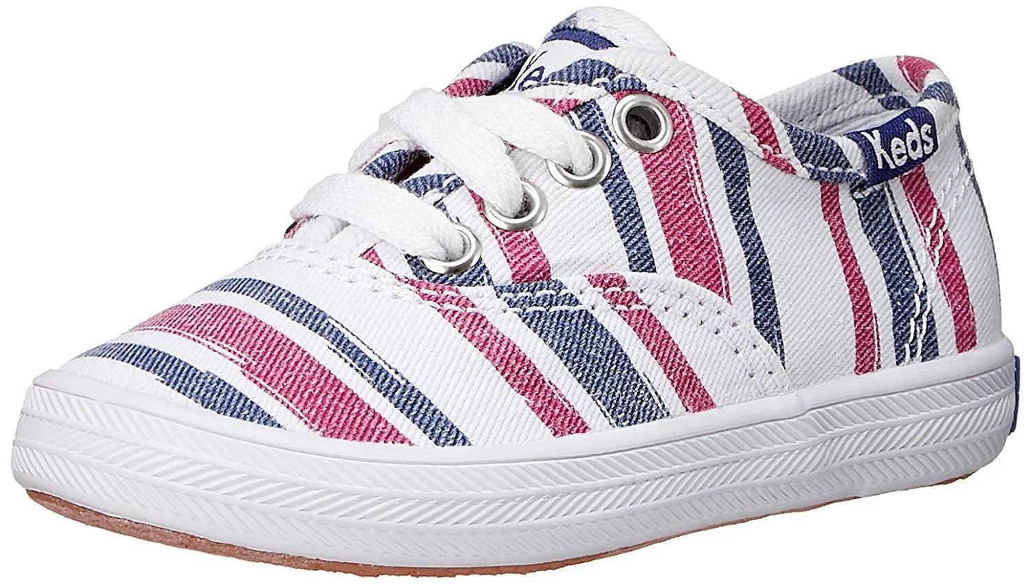 Keds Champion CVO Prints Sneaker (Toddler/Little Kid/Big Kid),Navy/Red Strip,5.5 M US Toddler
