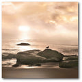 Courtside Market Sepia Sunset II Gallery-Wrapped Canvas Wall Art, 16x16