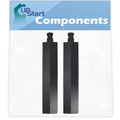 2-Pack BBQ Gas Grill Tube Burner Replacement Parts for Barbeques Galore (Turbo) Classic CG5TCBRN - Compatible Barbeque Cast Iron Pipe Burners 15 3/4