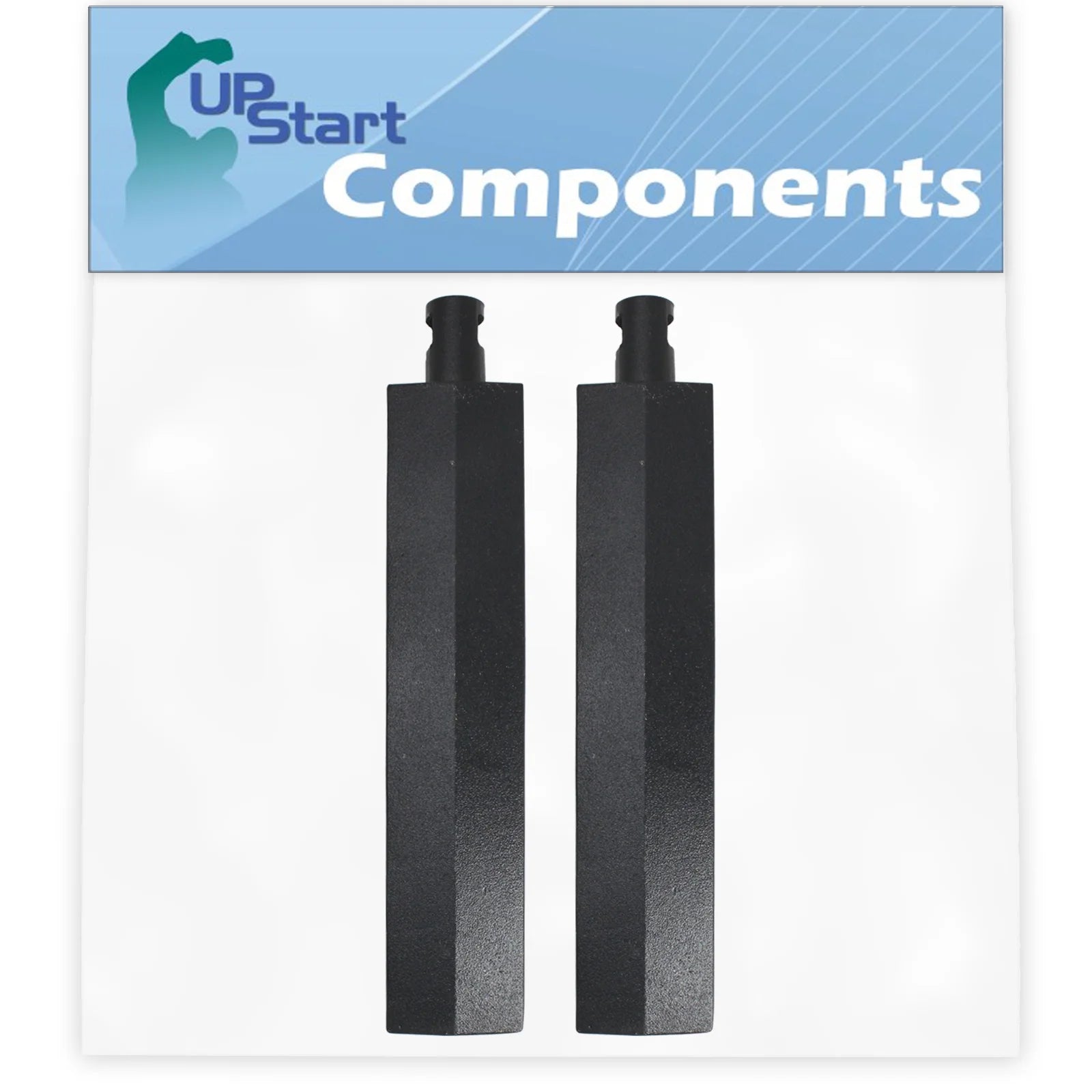 2-Pack BBQ Gas Grill Tube Burner Replacement Parts for Barbeques Galore (Turbo) Classic CG5TCBRN - Compatible Barbeque Cast Iron Pipe Burners 15 3/4