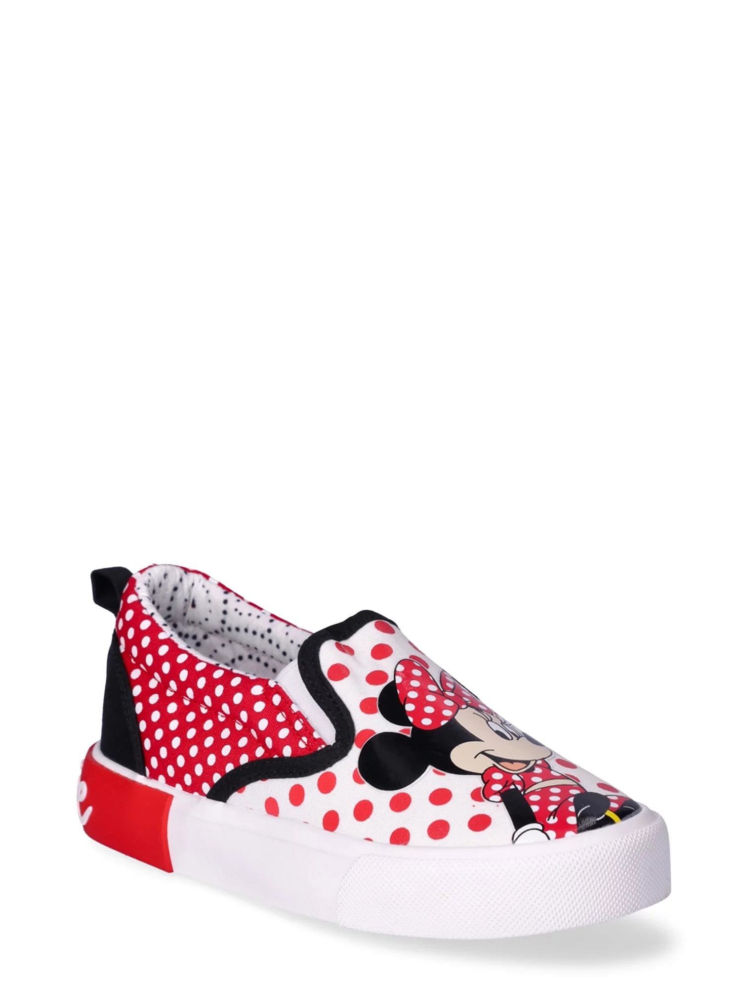 Disney Little Girl & Big Girl Minnie Mouse Twin Gore Slip-On Shoes