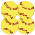 Big Dot of Happiness Grand Slam - Fastpitch Softball - Decorations DIY Baby Shower or Birthday Party Essentials - Set of 20