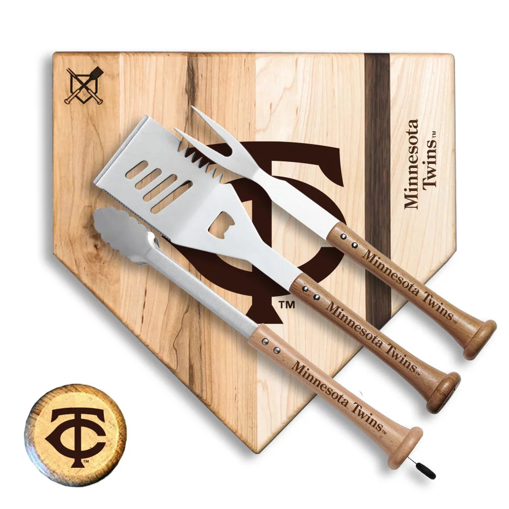 Baseball BBQ Minnesota Twins 17'' Slugger Combo Set