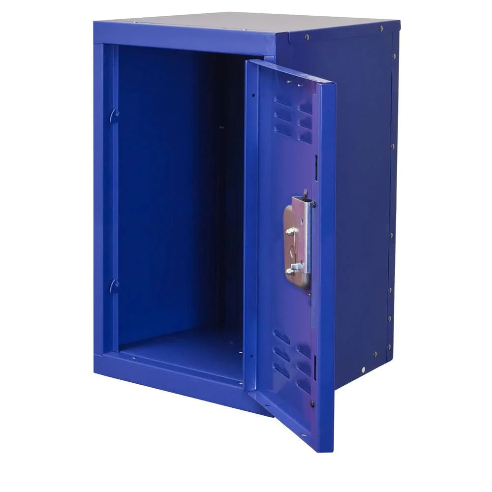 Hallowell Kid Mini Locker, 15W x 15D x 24H, 717 Grand Slam (blue), Single Tier, 1-Wide, Knock-Down