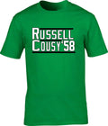 Celtics Bill Russell Bob Cousy 58 T-shirt