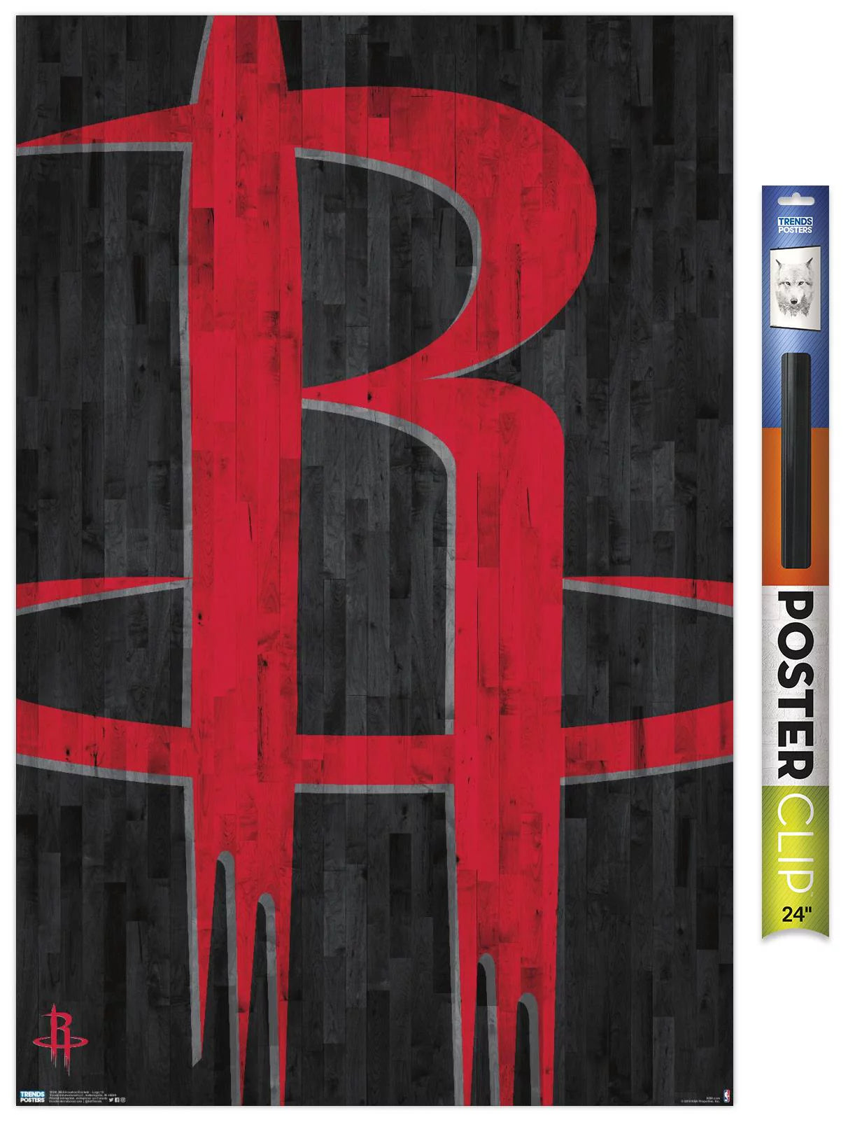 NBA Houston Rockets - Logo 19 Wall Poster, 22.375 x 34