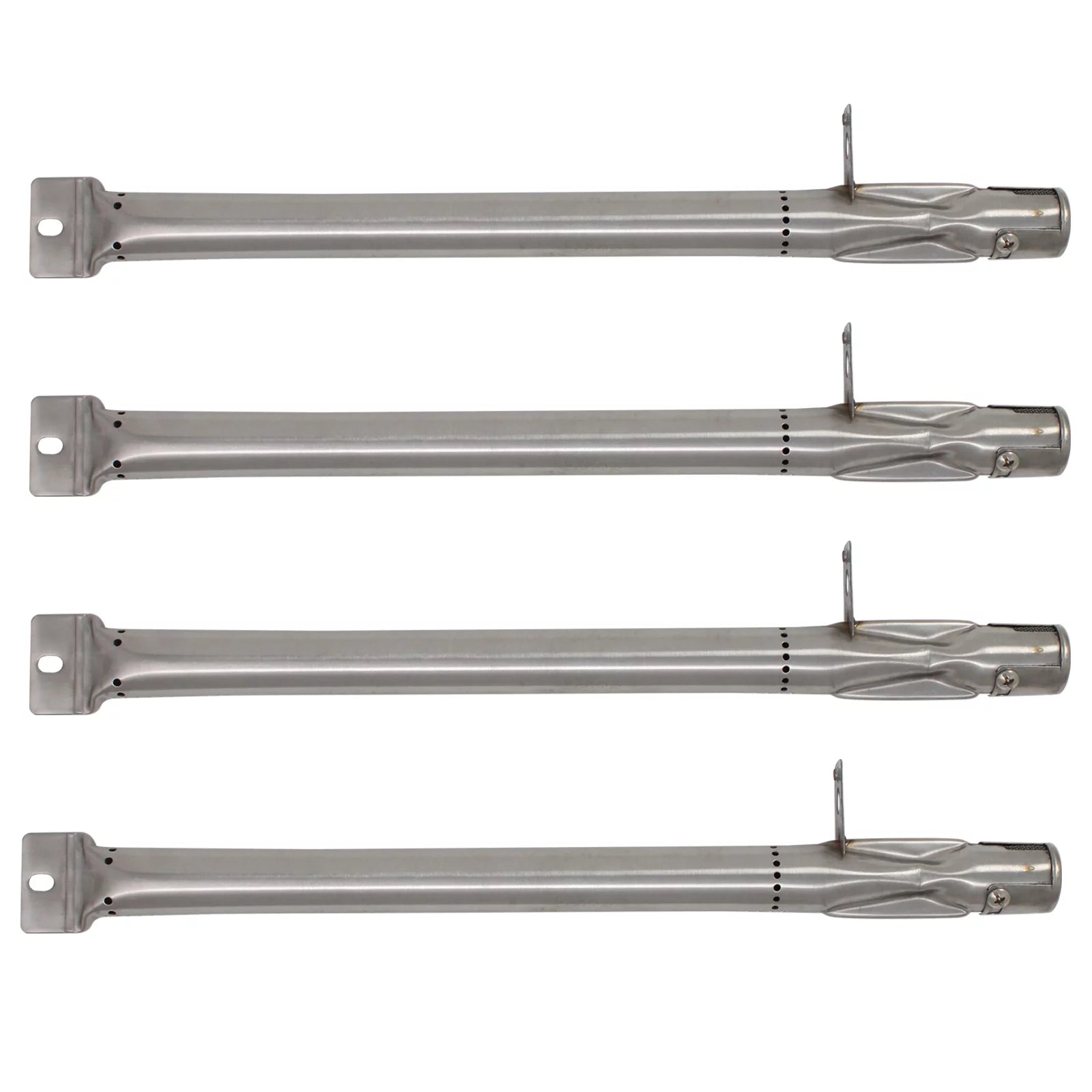 4-Pack BBQ Gas Grill Tube Burner Replacement Parts for K-Mart 640-784047-110 - Compatible Barbeque Stainless Steel Pipe Burners