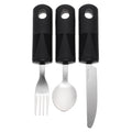 Homemaxs Utensils Adaptive Silverwarespoon Weighted Eating Fork Cutlery Disabled Adapted Feeding Travelspoons Tremors Parkinsons