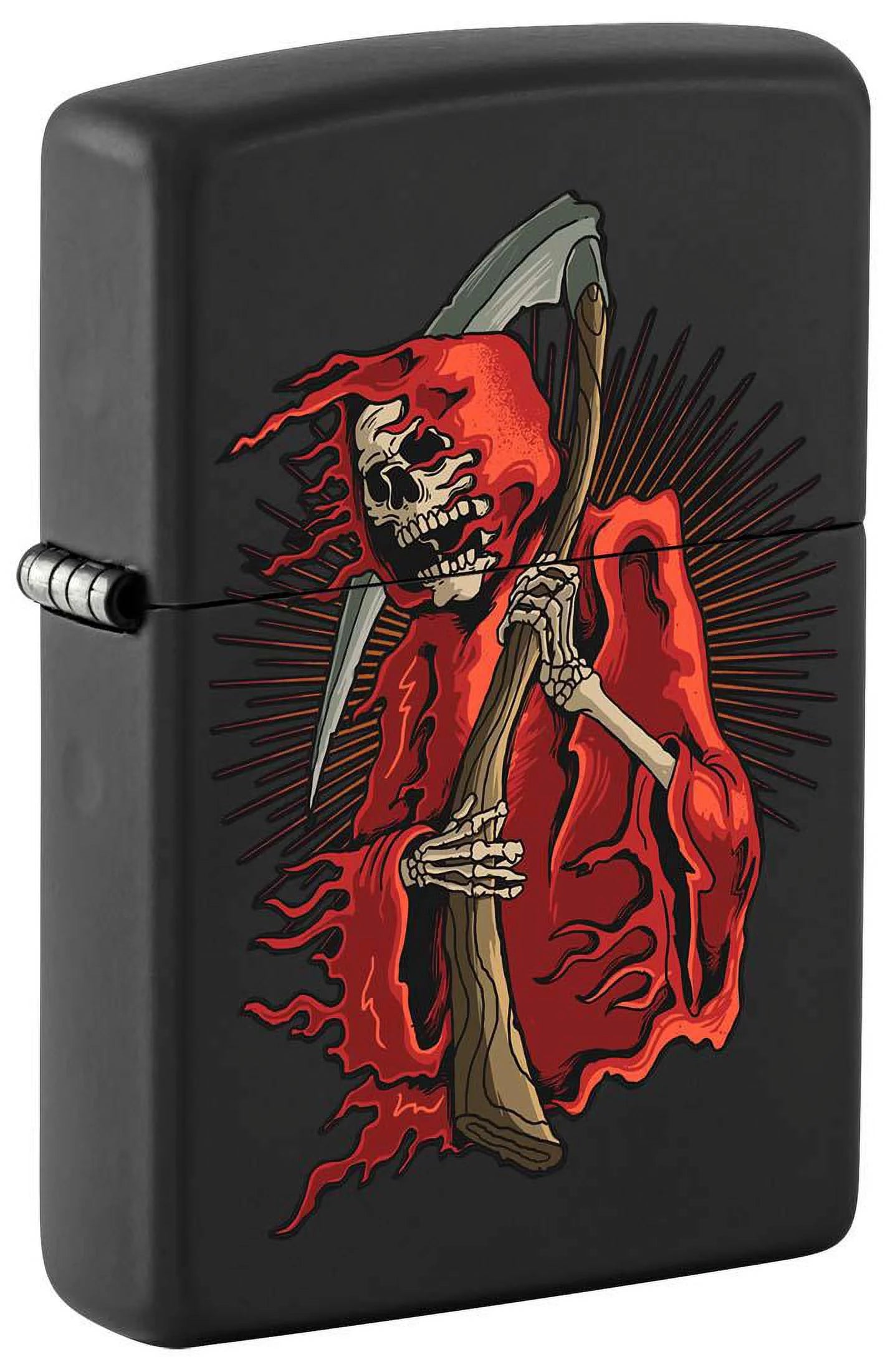 Zippo Lighter: Grim Reaper - Black Matte 81296