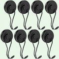 8 Pack Magnetic Hooks Heavy Duty, 100 lb+ Swivel Swing Strong Magnet Hooks, Fridge/Kitchen/Locker/BBQ Grill - Dia 32 MM