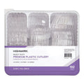 Highmark? Heavy-Duty Plastic Cutlery, Clear, Pack Of 192 Utensils