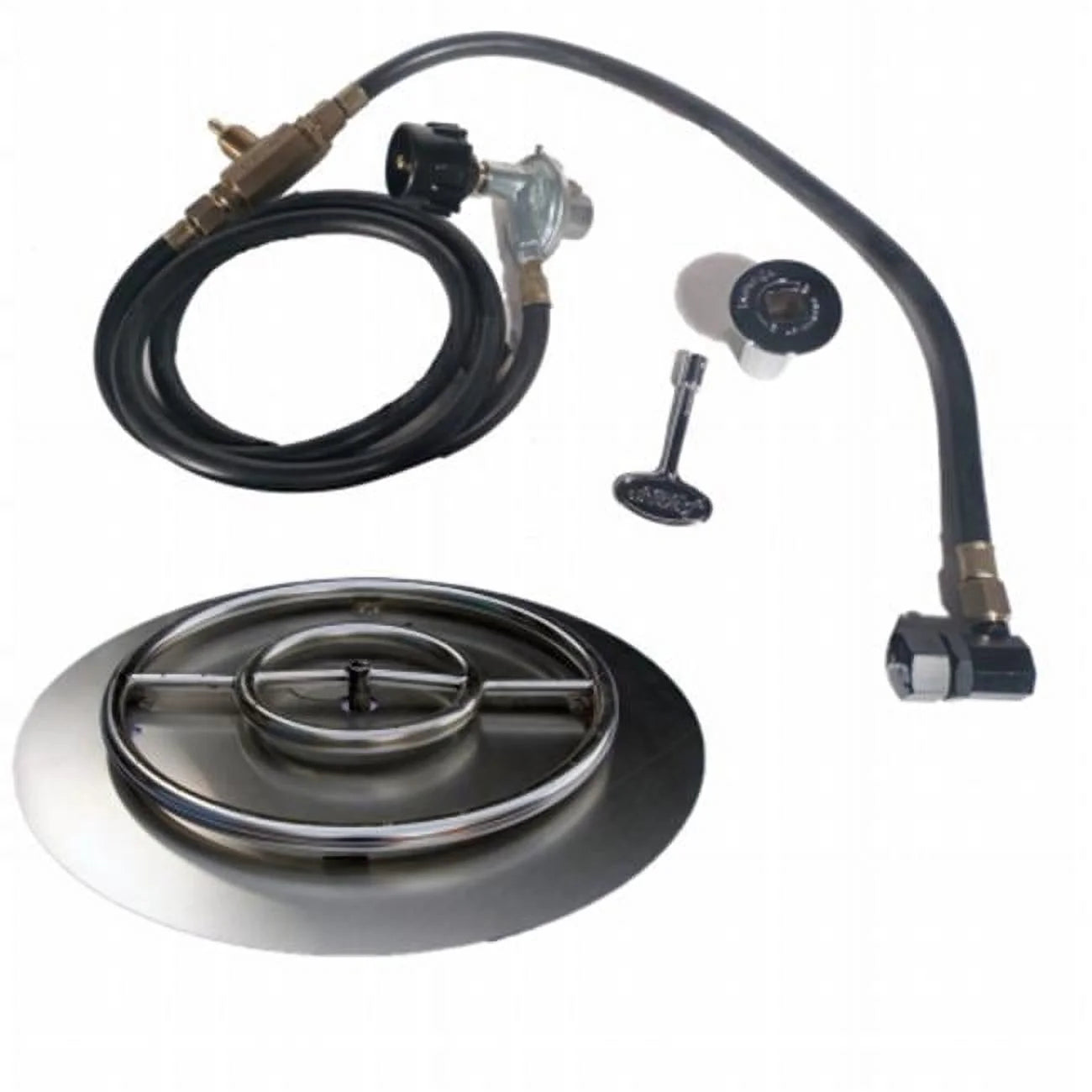 22 in. Stainless Steel Pan-Ring Kit - Liquid Propane