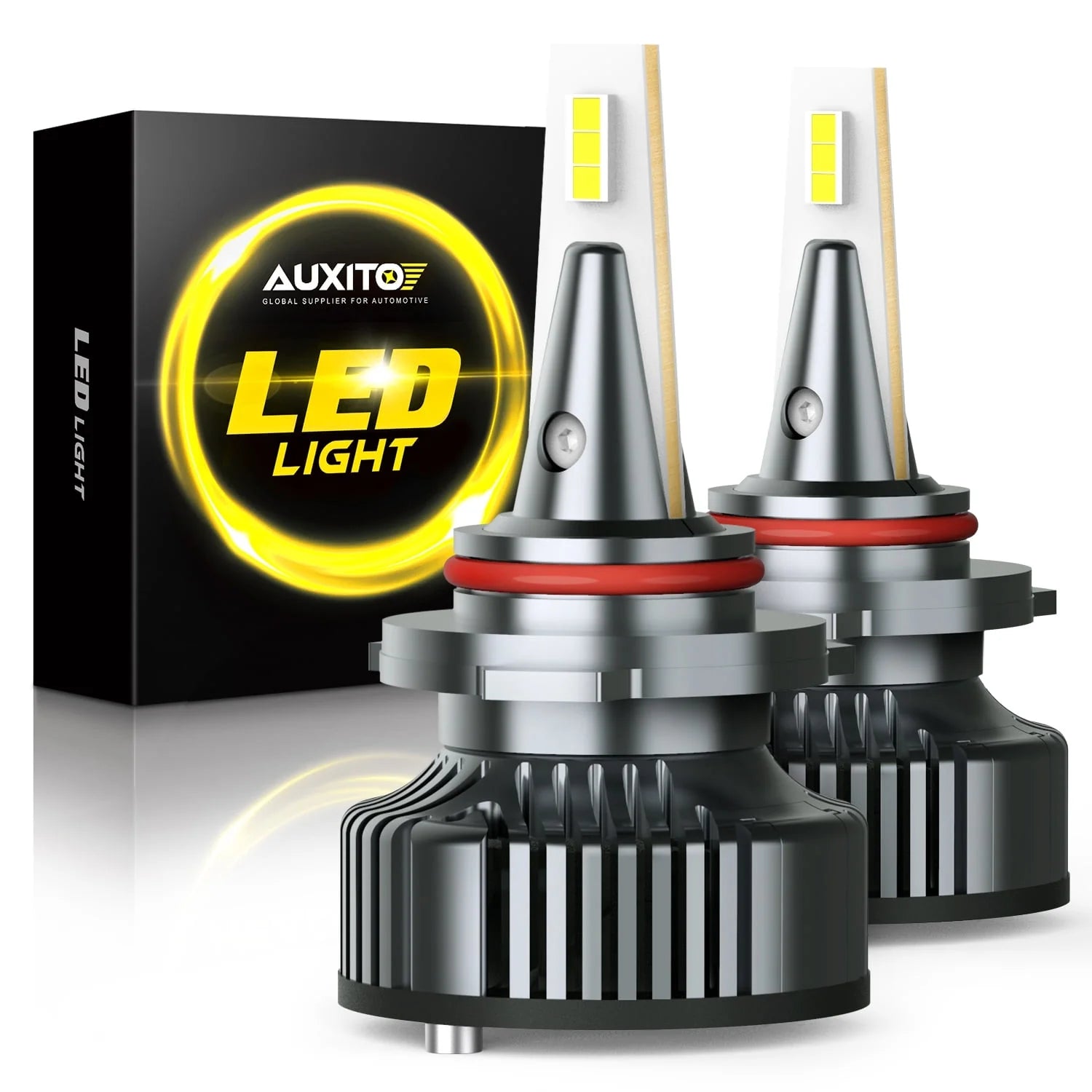 AUXITO 9005 LED Headlight Bulbs 80W 16,000LM/Pair, 9005 HB3 LED Bulb Conversion Kit, 6500K Xenon White, Pack of 2